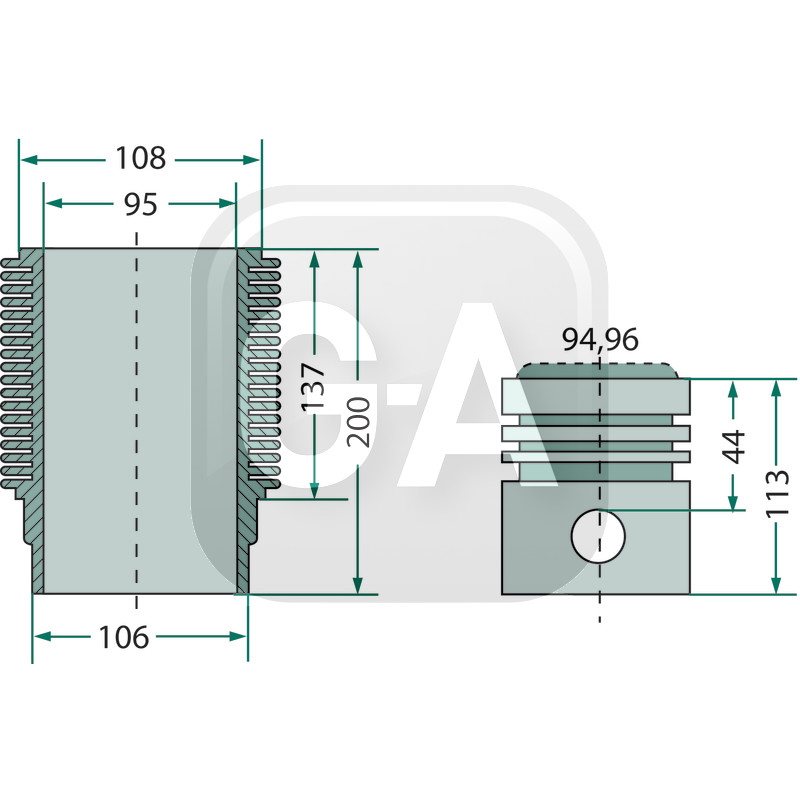 Kit cylindree tracteur Fendt